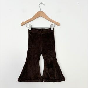 The simple folk velvet flare pants